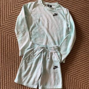 Nike Crewneck and Shorts Combo